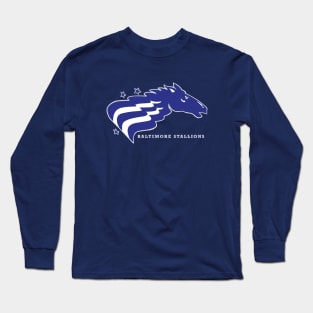 Classic Baltimore Stallions Football Long Sleeve T-Shirt